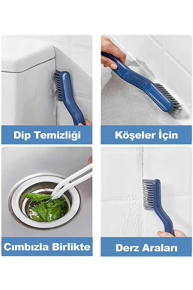 Banyo Mutfak Temizlik Fırçası Cımbızlı