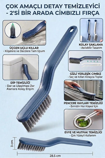 Banyo Mutfak Temizlik Fırçası Cımbızlı